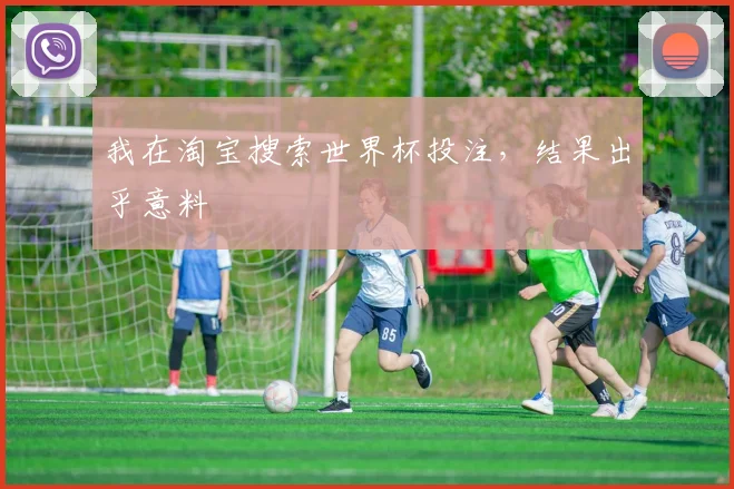 我在淘宝搜索世界杯投注，结果出乎意料